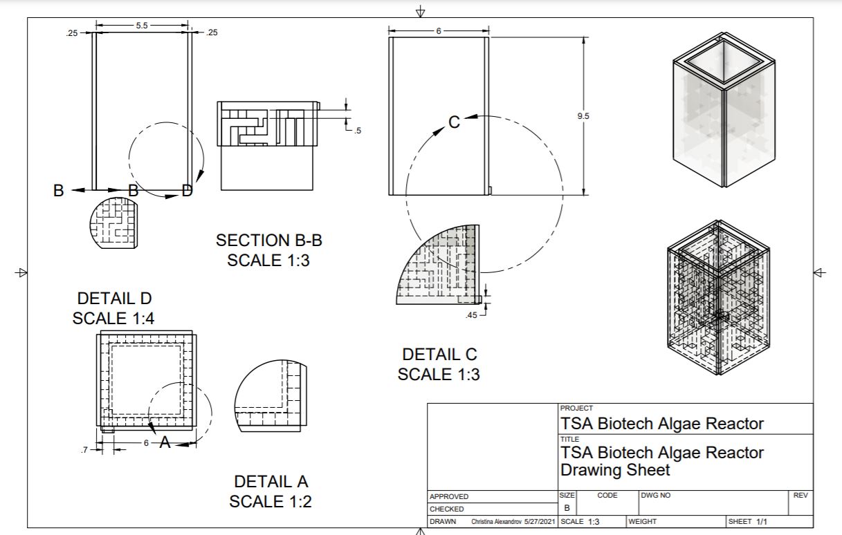 Bioreactor Drawing